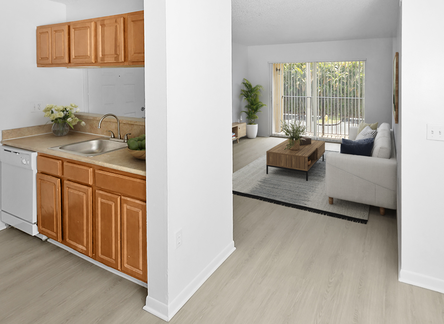 Interiors - Kitchen to Living Room 